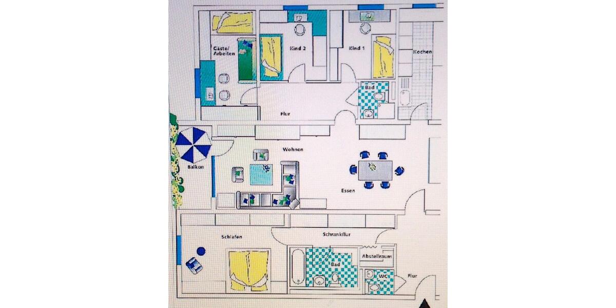 Etagenwohnung Landstuhl - 5 Zimmer, 124 m&sup2;, 1.000&euro; | Angebot:26279821