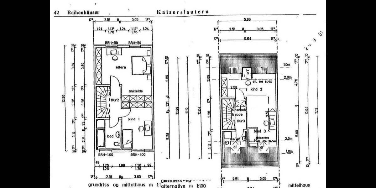 Reihenmittelhaus Kaiserslautern Innenstadt - 4 Zimmer, 146 m&sup2;, 430.000&euro; | Angebot:26527577