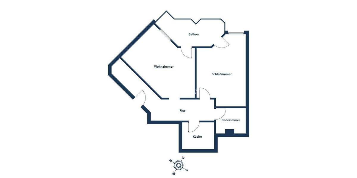 Etagenwohnung Kaiserslautern Innenstadt - 2 Zimmer, 55 m&sup2;, 139.000&euro; | Angebot:25820630