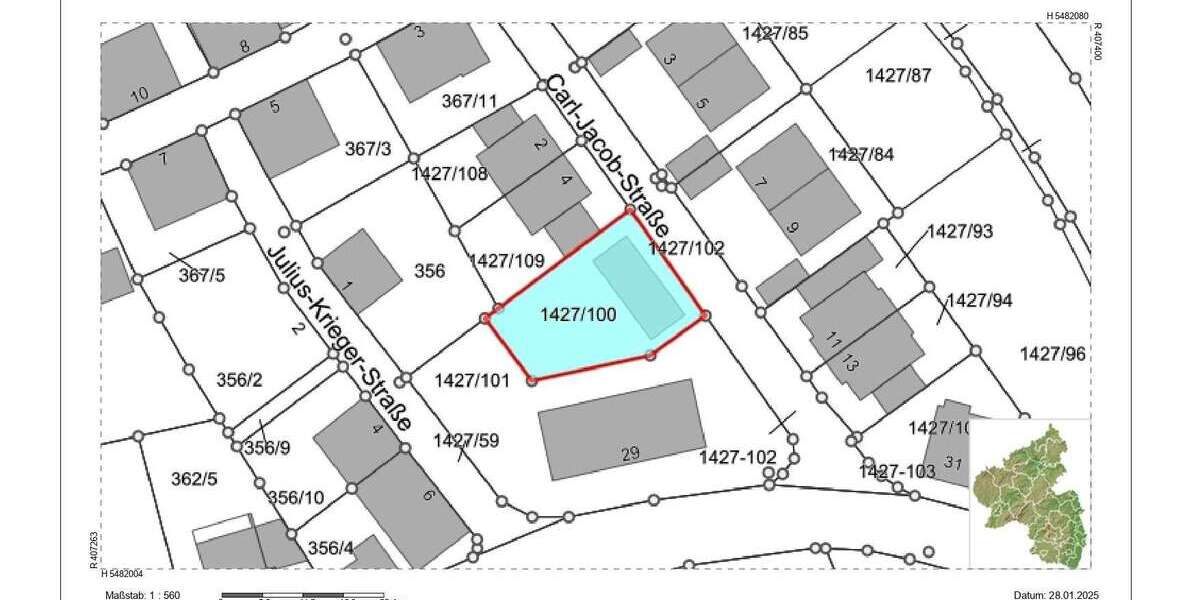Grundstück zu verkaufen in Kaiserslautern 159.000 € 391 m² zimmer