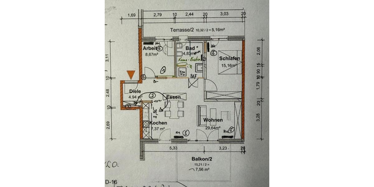 Einfamilienhaus Kaiserslautern Betzenberg - 3 Zimmer, 87 m&sup2;, 1.060&euro; | Angebot:26409847