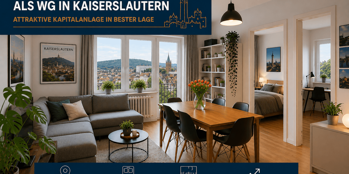Etagenwohnung Kaiserslautern Bahnheim - 3 Zimmer, 62 m&sup2;, 233.000&euro; | Angebot:26902212