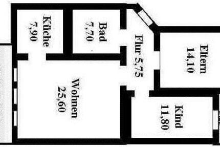 Wohnung Kaiserslautern Engelshof - 3 Zimmer, 80 m&sup2;, 800&euro; | Angebot:26161643