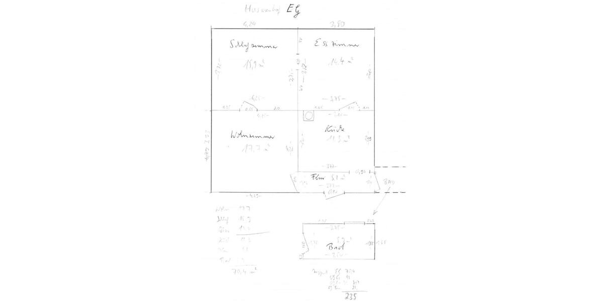 Mehrfamilienhaus, Wohnhaus Kirchheimbolanden - 9 Zimmer, 219 m&sup2;, 280.000&euro; | Angebot:26260356