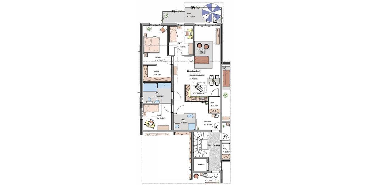 Etagenwohnung Kaiserslautern Siegelbach - 4 Zimmer, 136 m&sup2;, 634.000&euro; | Angebot:26841846
