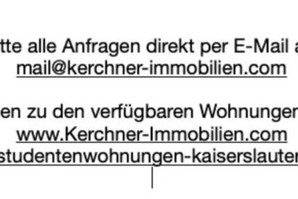 Wohnung Kaiserslautern Bahnheim - 1 Zimmer, 26 m&sup2;, 395&euro; | Angebot:26372940