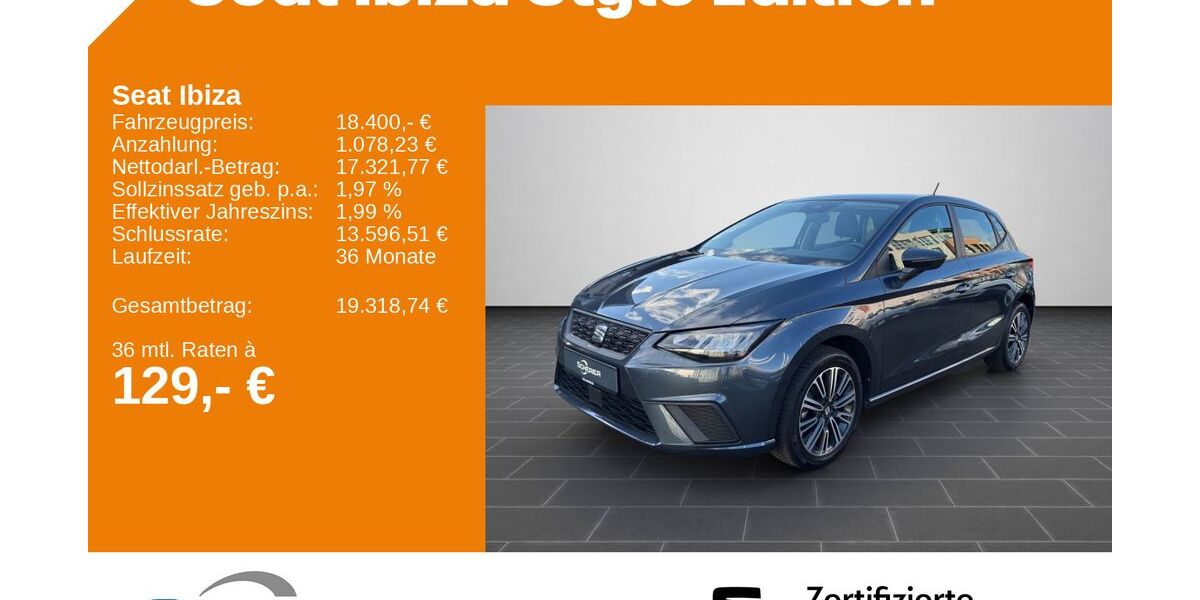 Seat Ibiza 9.233 km 18.400 &euro; Kaiserslautern 67657