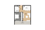 Etagenwohnung Kaiserslautern Innenstadt - 2 Zimmer, 60 m&sup2;, 780&euro; | Angebot:26834598