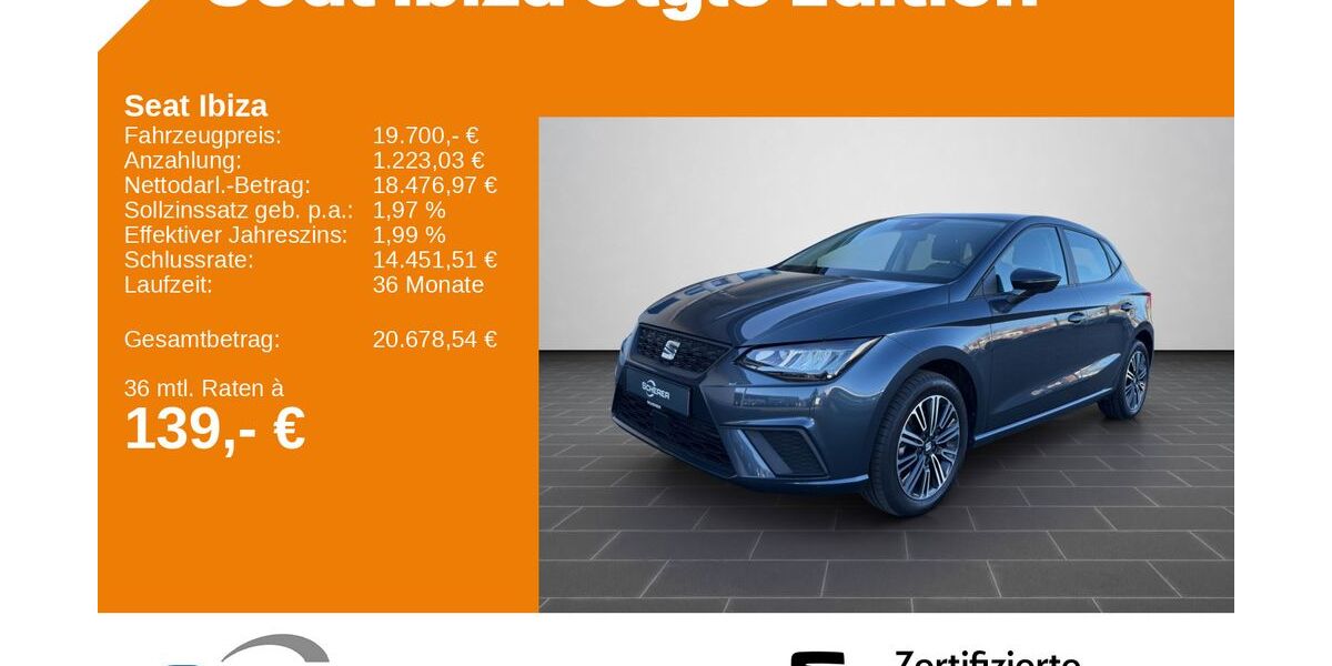 Seat Ibiza 11.212 km 18.500 &euro; Kaiserslautern 67657