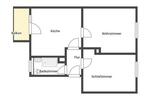 Etagenwohnung Kaiserslautern - 2 Zimmer, 46 m&sup2;, 519&euro; | Angebot:26482552