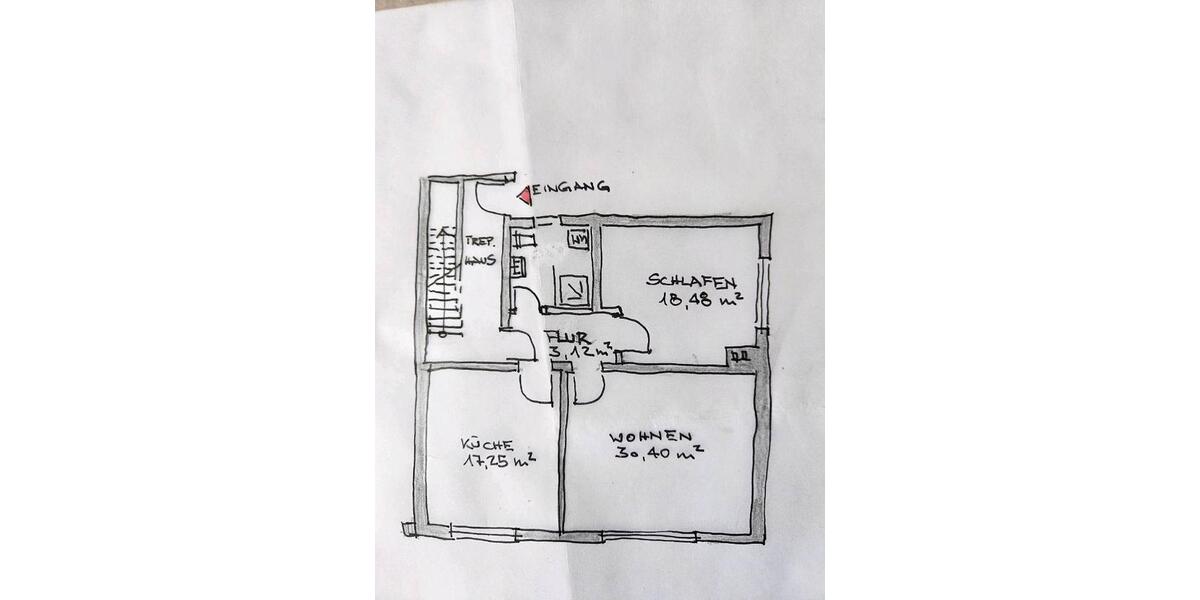 Erdgeschoßwohnung Pirmasens - 2 Zimmer, 76 m&sup2;, 610&euro; | Angebot:26587134
