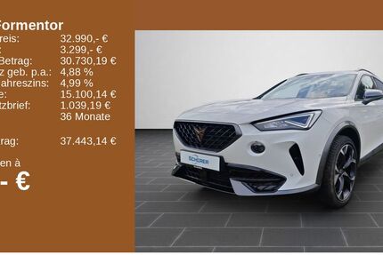 Cupra Formentor 19.900 km 31.490 € Neustadt a.d. Weinstraße 67433