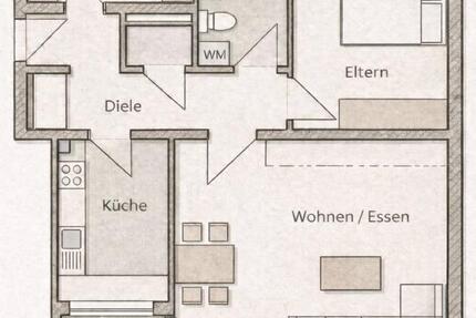 Wohnung Kaiserslautern Bahnheim - 3 Zimmer, 74 m&sup2;, 219.000&euro; | Angebot:26831418