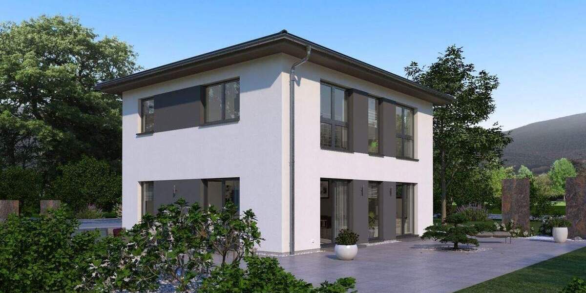 MODERNES WOHNHAUS MIT ELEGANTEM WALMDACH 4 zimmer