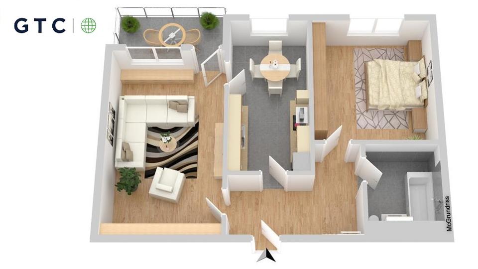 Etagenwohnung Kaiserslautern Engelshof - 2 Zimmer, 68 m&sup2;, 497&euro; | Angebot:26540807