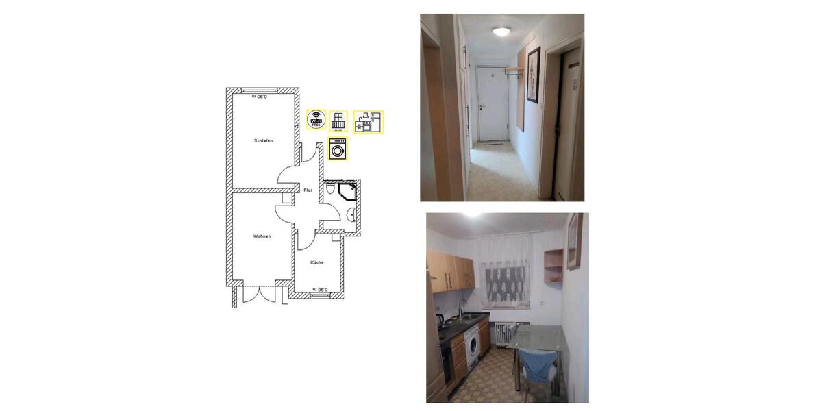 Etagenwohnung Pirmasens - 2 Zimmer, 52 m&sup2;, 550&euro; | Angebot:25304585