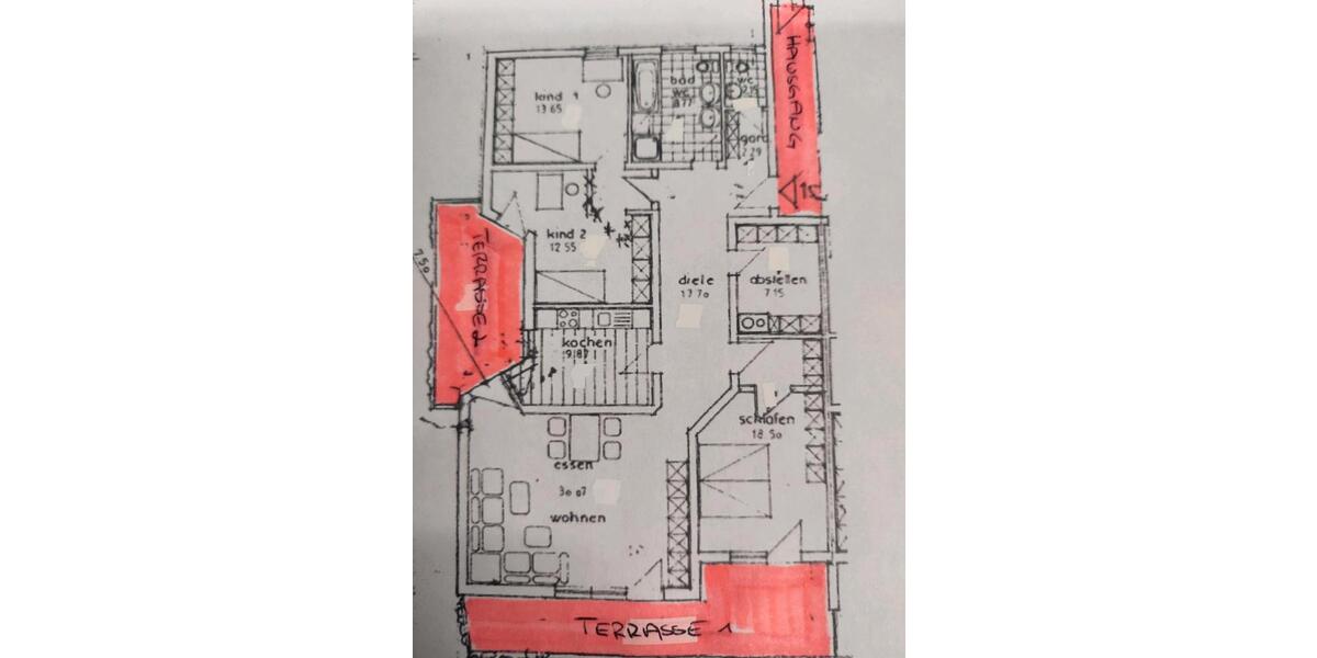 Erdgeschoßwohnung Otterberg - 4 Zimmer, 130 m&sup2;, 330.000&euro; | Angebot:24526286