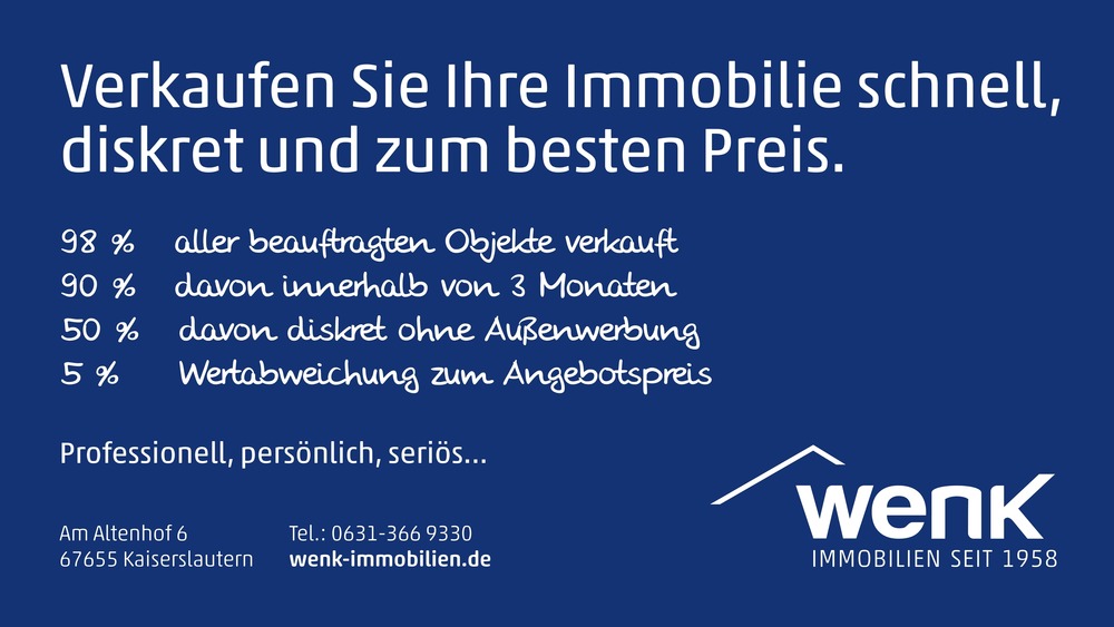 Etagenwohnung Kaiserslautern Innenstadt - 3 Zimmer, 122 m&sup2;, 1.250&euro; | Angebot:26378185