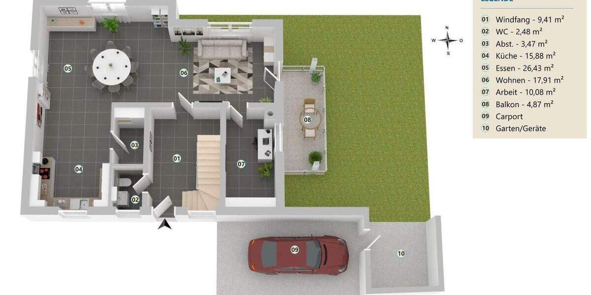 Einfamilienhaus Kaiserslautern Hohenecken - 7 Zimmer, 215 m&sup2;, 2.500&euro; | Angebot:25760514