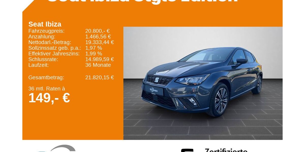 Seat Ibiza 12.019 km 19.800 &euro; Kaiserslautern 67657