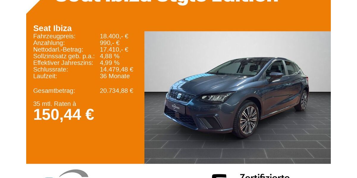 Seat Ibiza 14.322 km 18.200 &euro; Kaiserslautern 67657
