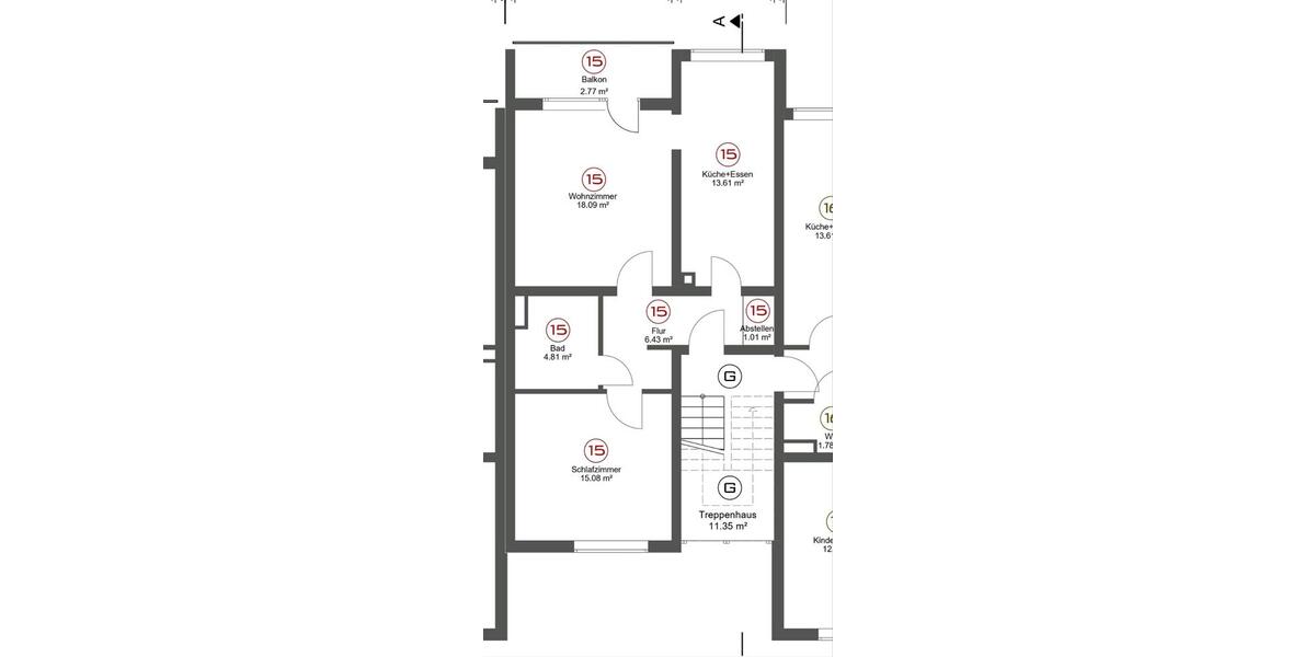 Etagenwohnung Eisenberg (Pfalz) - 2 Zimmer, 60 m&sup2;, 710&euro; | Angebot:26301558