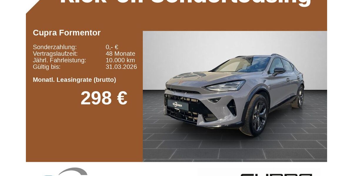 Cupra Formentor 21.840 km 33.890 &euro; Kaiserslautern 67657