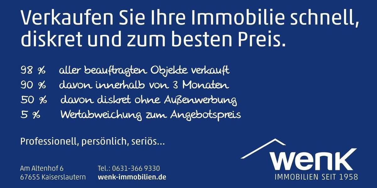 Etagenwohnung Kaiserslautern Innenstadt - 3 Zimmer, 75 m&sup2;, 155.000&euro; | Angebot:23960202