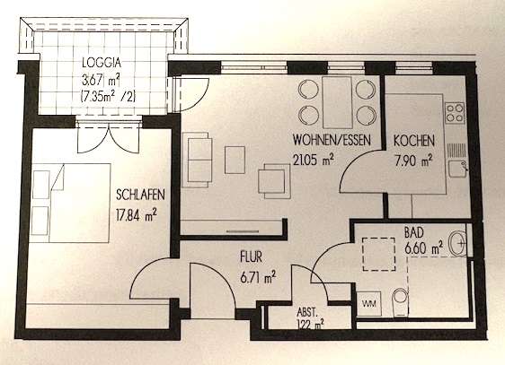 Wohnung zum Kaufen in Bad Dürkheim 299.800 € 64.99 m²