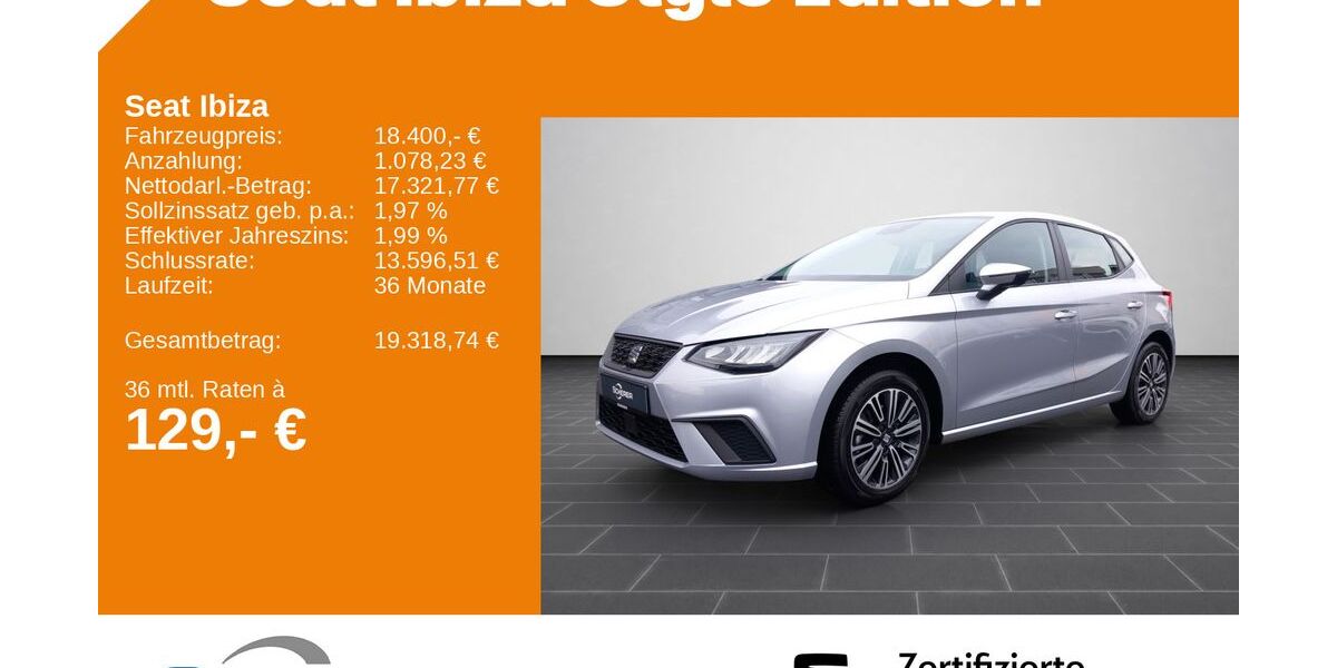 Seat Ibiza 12.692 km 17.200 &euro; Kaiserslautern 67657
