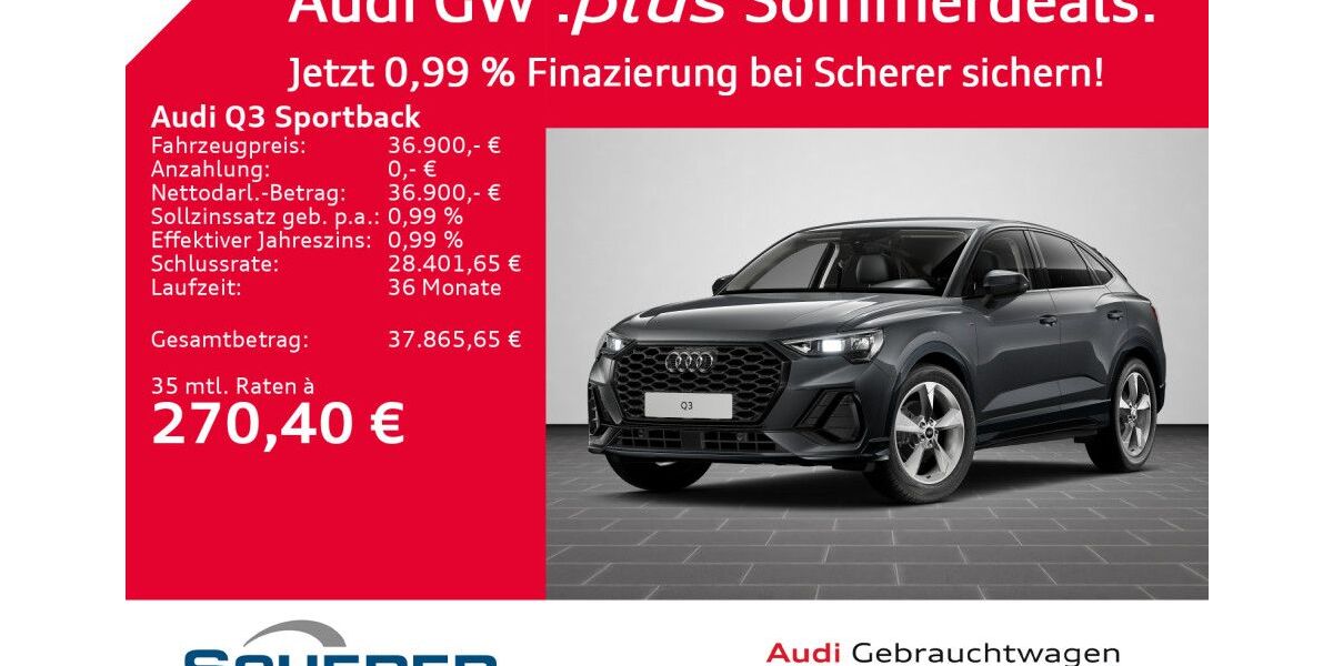 Audi Q3 18.400 km 37.490 &euro; Neustadt a.d. Weinstraße 67433
