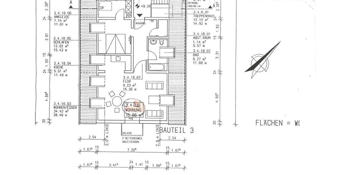 Dachgeschoßwohnung Rockenhausen - 2.5 Zimmer, 77 m&sup2;, 965&euro; | Angebot:26237370