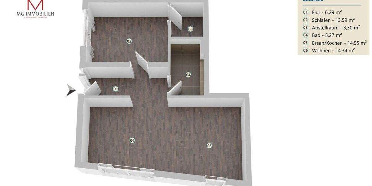 MG -Neubau: Energieeffiziente Erdgeschosswohnung mit Terrasse in Queidersbach 2 zimmer