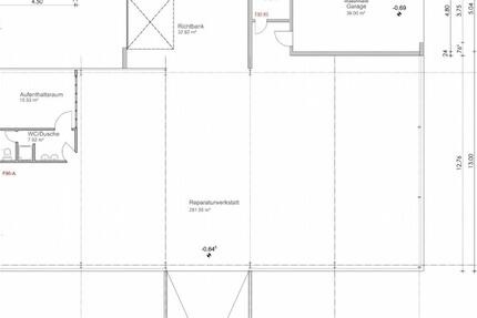 LagerhalleGeschäftsräume KFZ Werkstatt zimmer