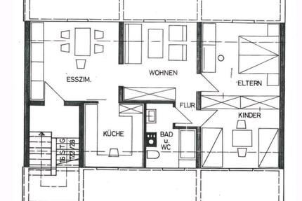 Dachgeschosswohnung in Otterbach 4 zimmer