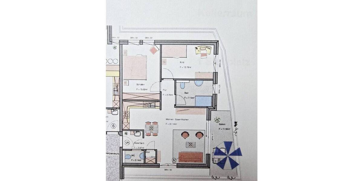 Etagenwohnung Kaiserslautern Siegelbach - 3 Zimmer, 79 m&sup2;, 364.000&euro; | Angebot:26852086
