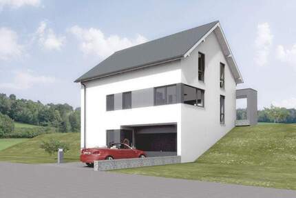 Niedrigenergie Architektenhaus von Visio PlanHaus zimmer