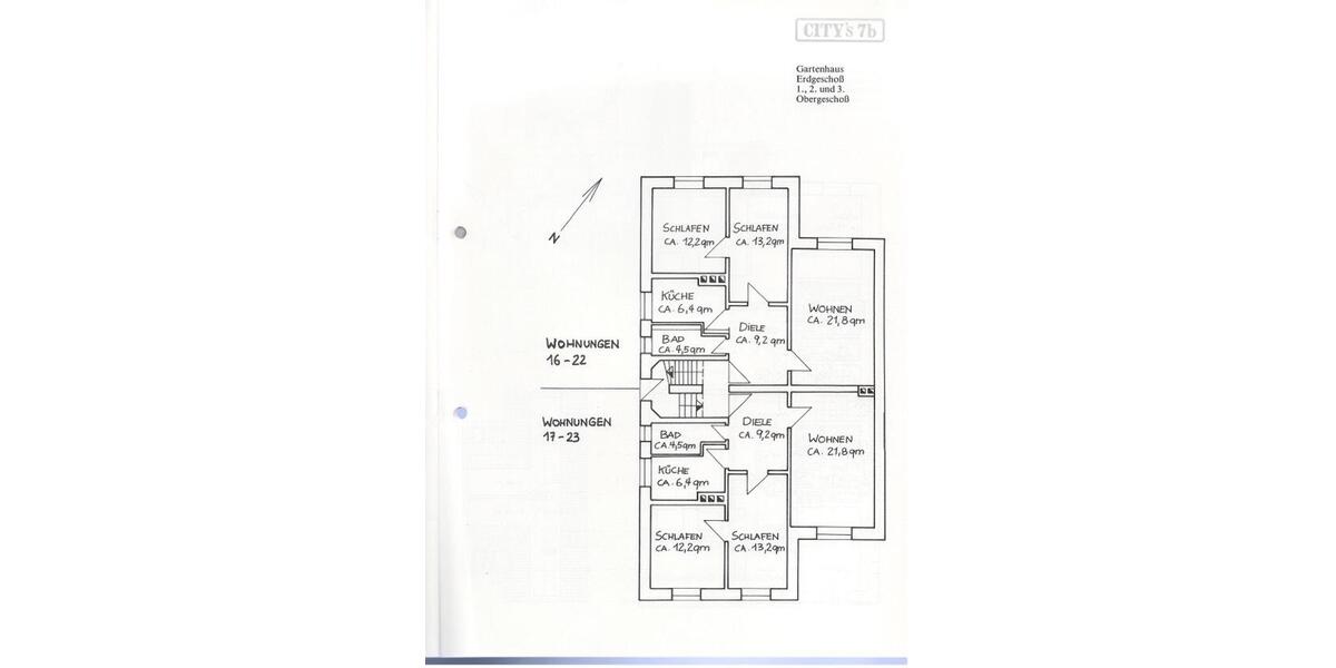 Etagenwohnung Kaiserslautern Bahnheim - 3 Zimmer, 68 m&sup2;, 460.000&euro; | Angebot:26638618