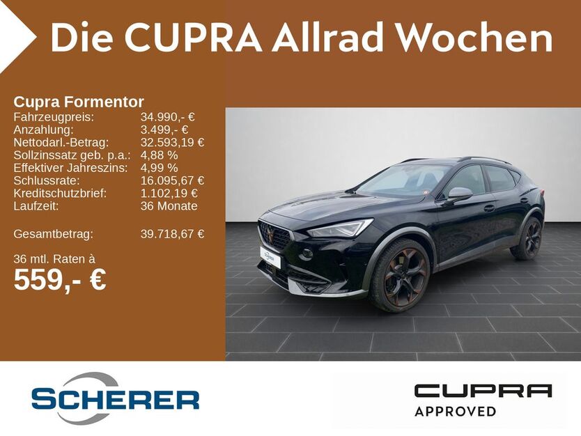 Cupra Formentor 20.100 km 33.990 € Neustadt a.d. Weinstraße 67433