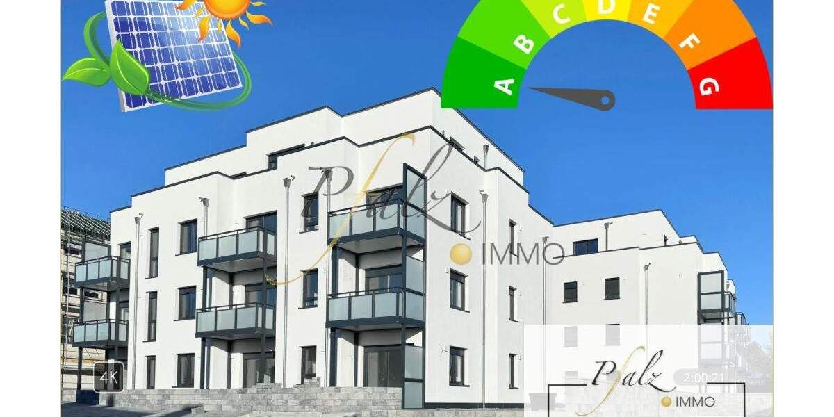 3-Zimmer - Modern - Terrasse - Stadtnah! KfW 40EE Neubau-EG-Wohnung 3 zimmer