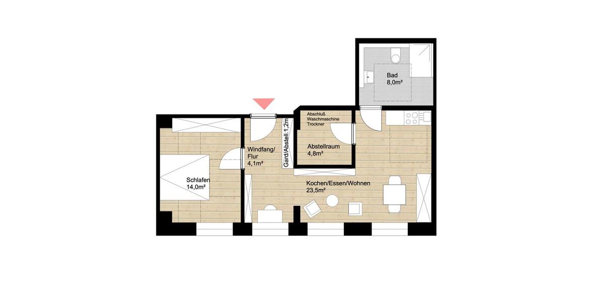 Betreutes Wohnen in Otterberg 2 zimmer