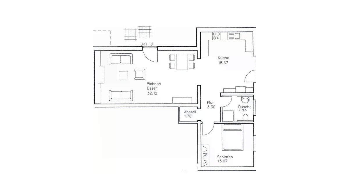 Etagenwohnung Sippersfeld - 2 Zimmer, 73 m&sup2;, 660&euro; | Angebot:26193301