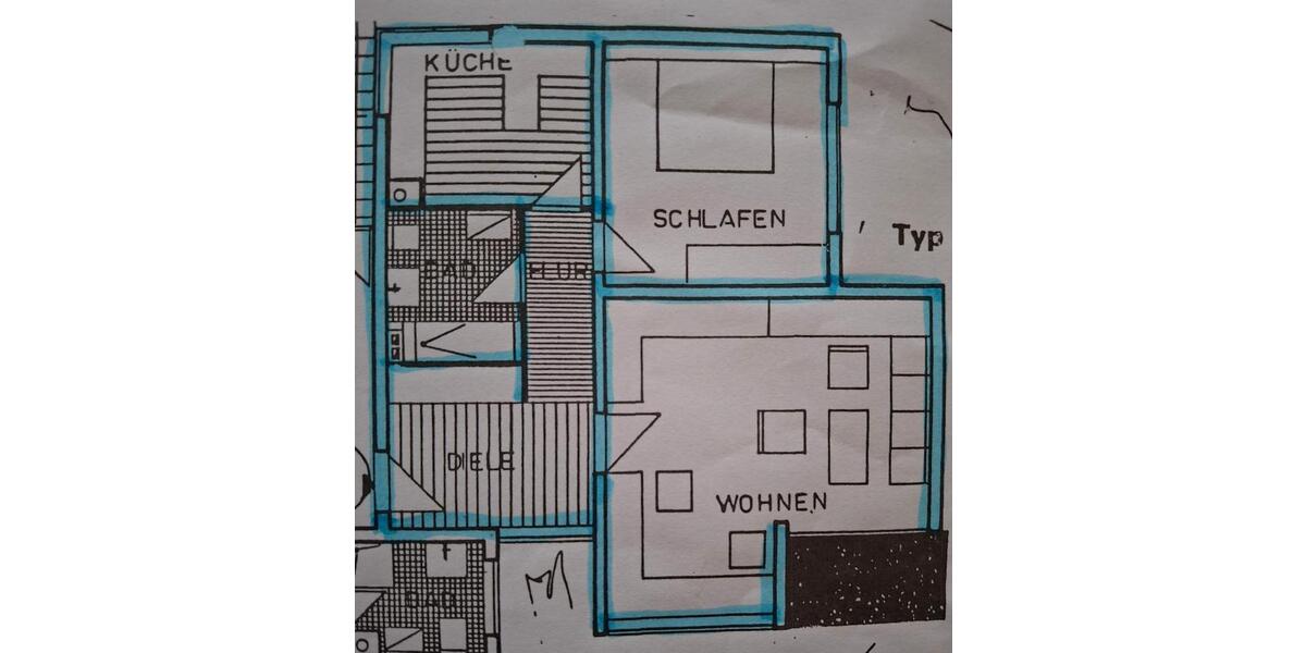 Erdgeschoßwohnung Bechhofen - 2 Zimmer, 73 m&sup2;, 595&euro; | Angebot:26705948