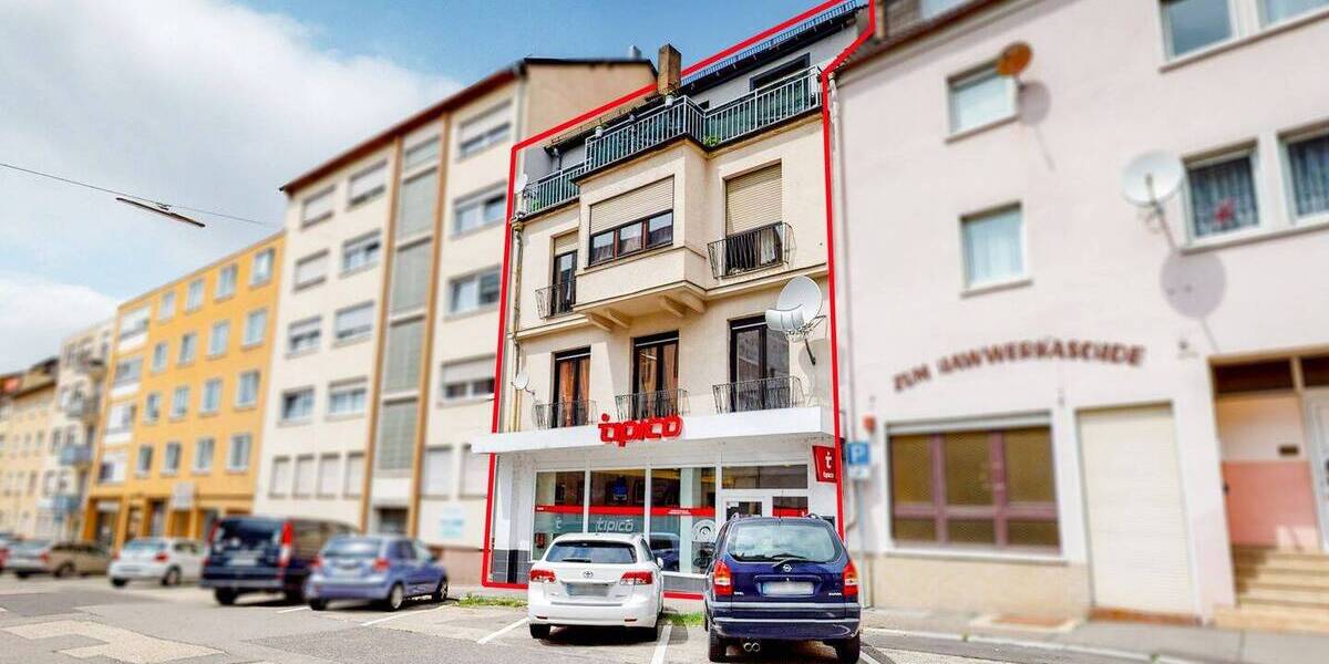 Etagenwohnung Pirmasens Innenstadt - 3 Zimmer, 65 m&sup2;, 390&euro; | Angebot:26703703