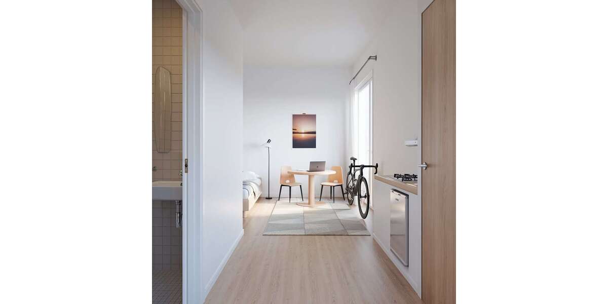 Etagenwohnung Kaiserslautern - 1 Zimmer, 21 m&sup2;, 62.000&euro; | Angebot:26257161