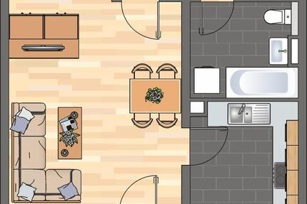 3-Zimmer-Wohnung in Kaiserslautern 1 zimmer