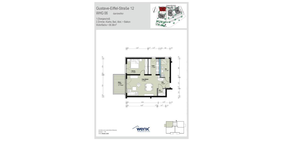 Etagenwohnung Kaiserslautern Bahnheim - 2 Zimmer, 70 m&sup2;, 950&euro; | Angebot:25920814