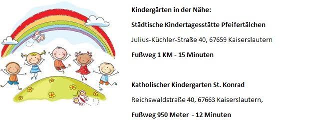 Erdgeschoßwohnung Kaiserslautern Engelshof - 3 Zimmer, 77 m&sup2;, 555&euro; | Angebot:26272887