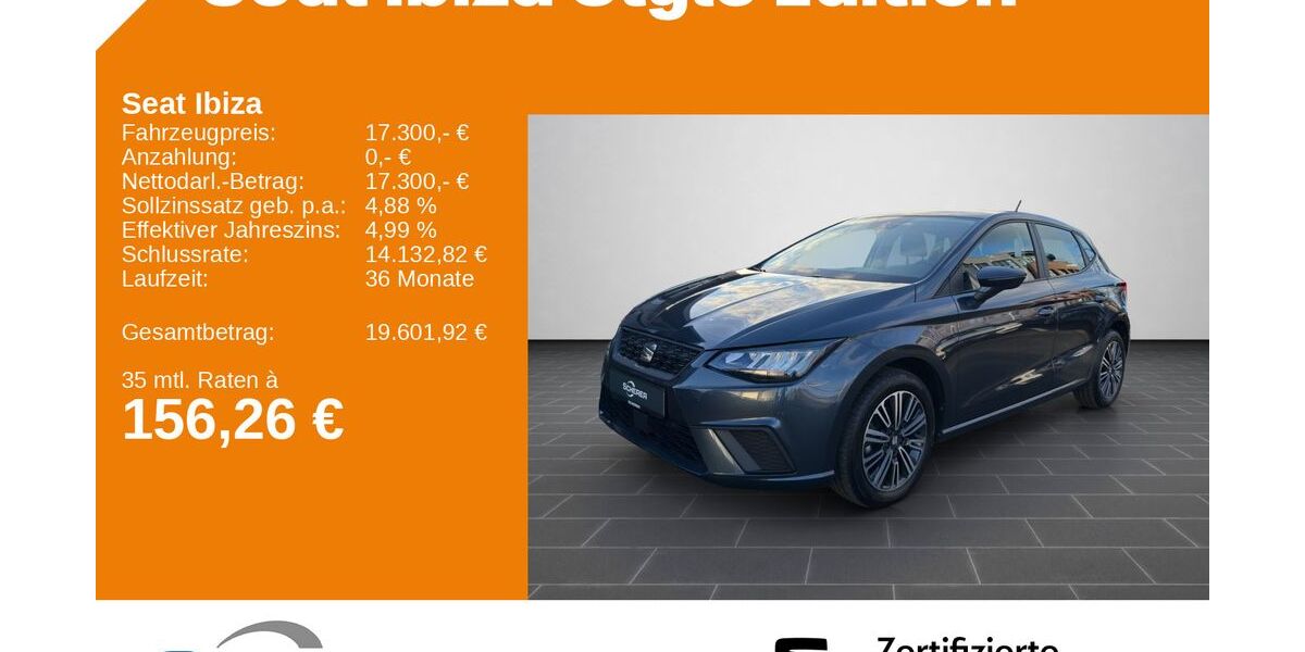 Seat Ibiza 16.299 km 17.300 &euro; Kaiserslautern 67657