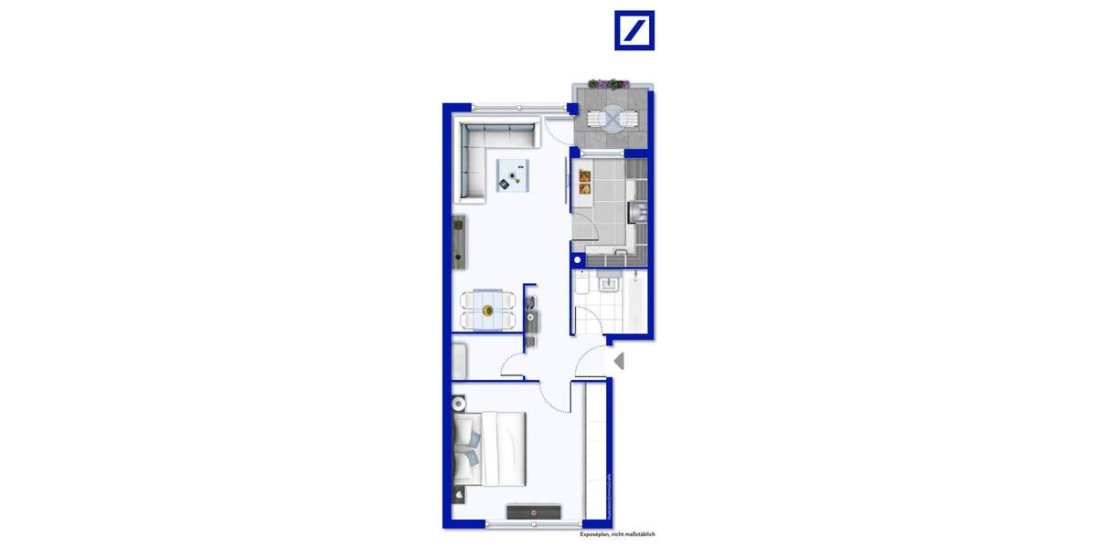 Etagenwohnung Landstuhl Atzel - 2 Zimmer, 54 m&sup2;, 109.000&euro; | Angebot:25142265